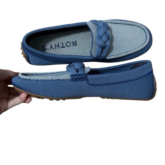 Rothy’s The Braid Driver in Chambray - Picture 3 of 9